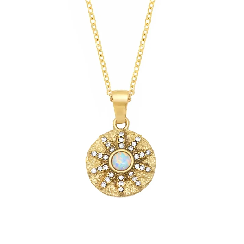 layered necklaces for women -Energy Opal Necklace