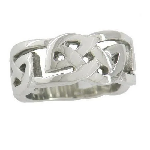 unique engagement rings -Stainless Steel Celtic Infinity Knot SZ 10 ring