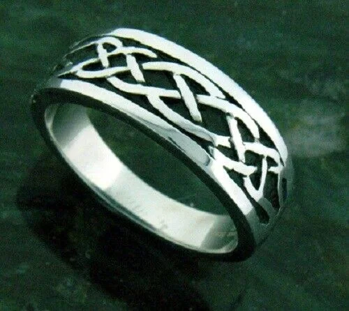 personalized wedding rings -Stainless Steel Celtic Knot Ring