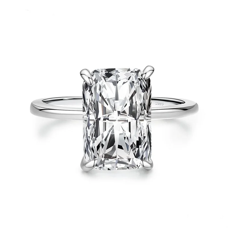 vintage wedding rings -Elegance Rectangle Ring