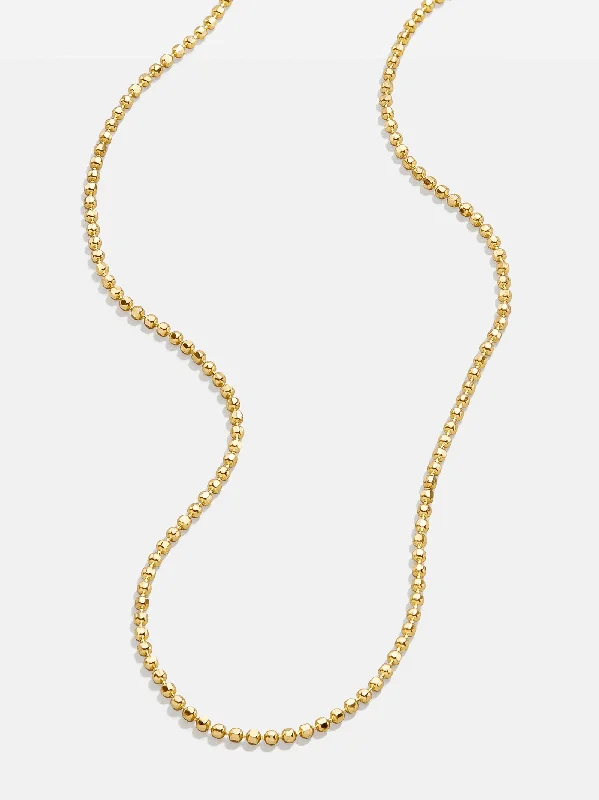 modern necklaces for women -Stephanie 18K Gold Necklace - Gold