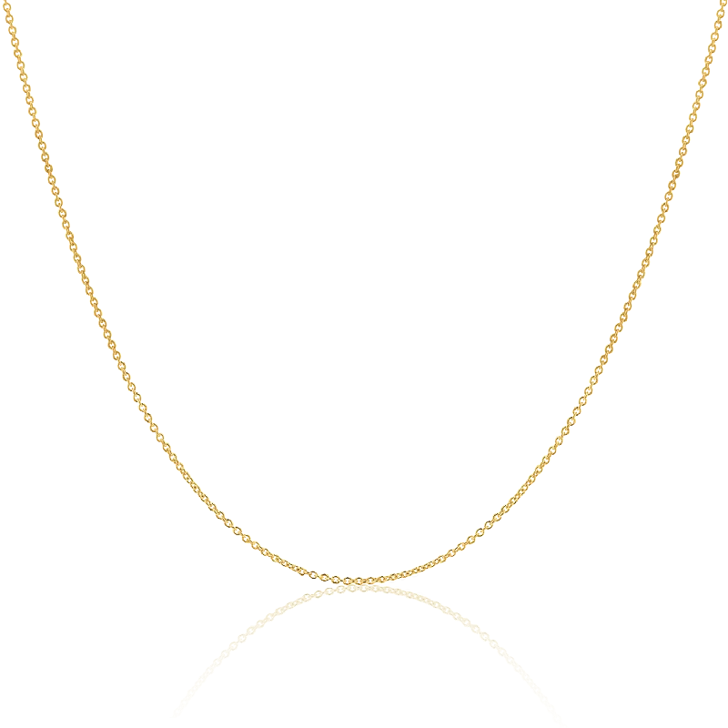 stunning necklaces for women -14K Gold Cable Chain Necklace