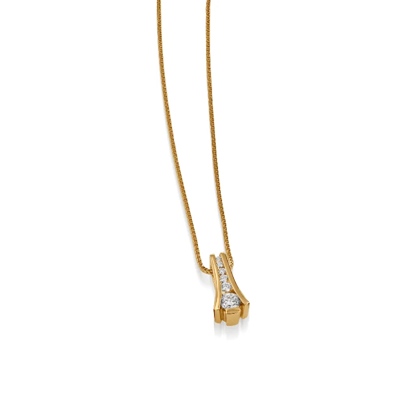 delicate necklaces for women -Venture Diamond Pendant