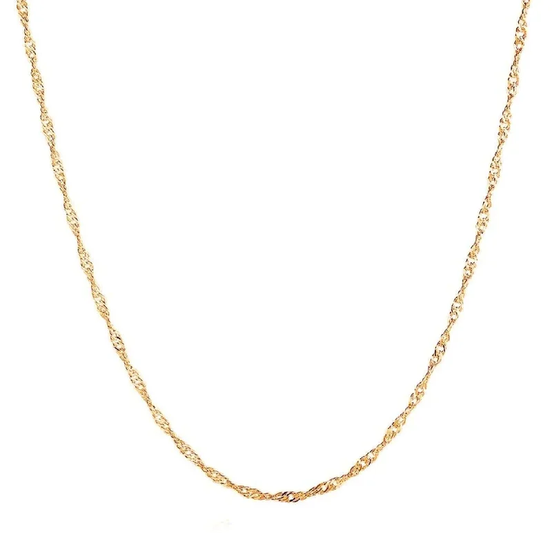 luxurious necklaces for women -Waterwave Chain