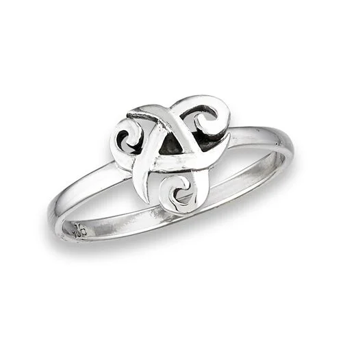 luxury rings for women -STERLING SILVER CELTIC KNOT RING