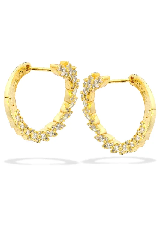 chandelier earrings for women -SYDNEY SOIRÉE POINT PIPER EARRINGS GOLD