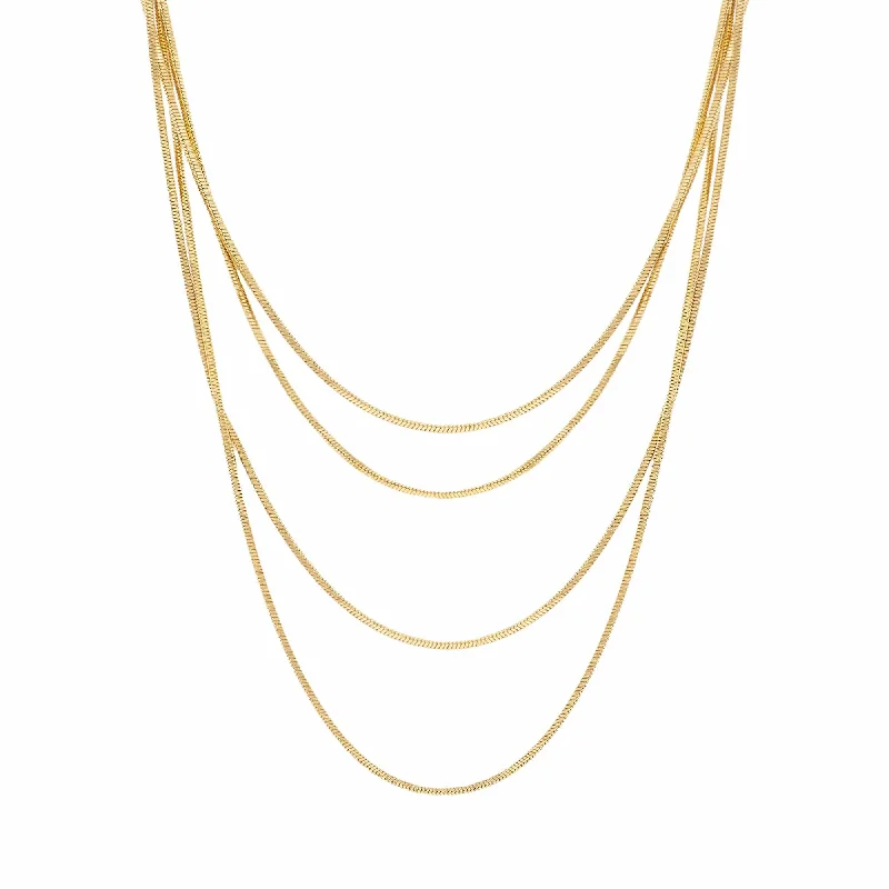 anniversary necklaces for women -Mantis Layered Necklace