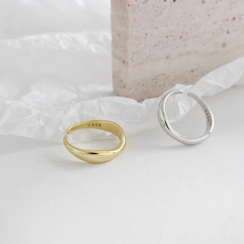 simple gold rings for women -Refined Grace Sterling Silver Ring