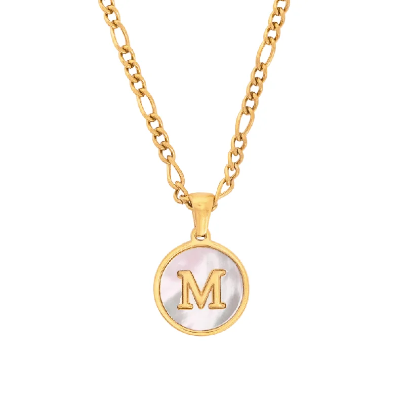 moonstone necklaces for women -Bermuda Initial Necklace