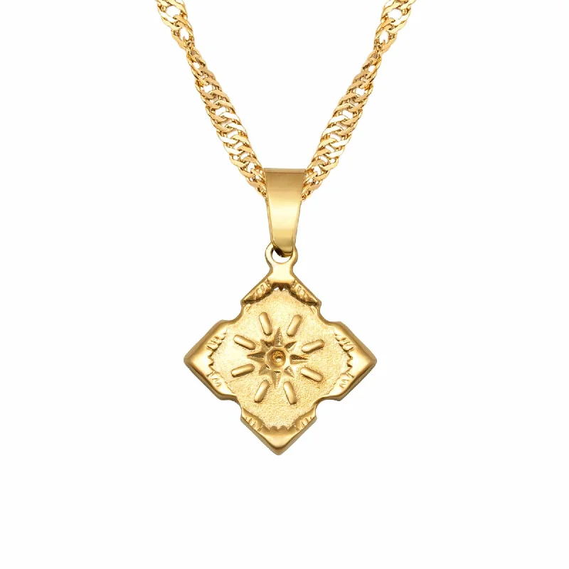 gold bar necklaces for women -Sunny Necklace