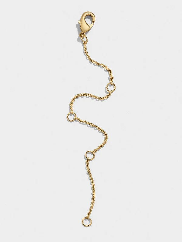 luxury necklaces for women -Extra Long Chain Extender 4" - Gold