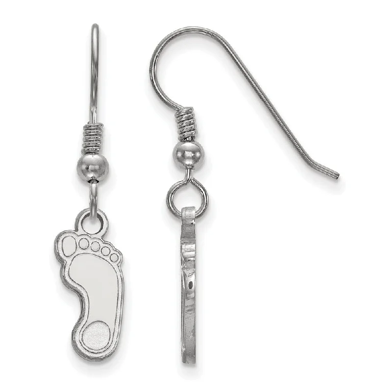 elegant dangle earrings for women -Sterling Silver U of North Carolina Small Dangle Earrings