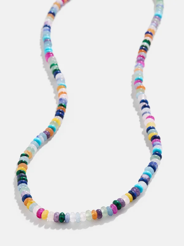 delicate necklaces for women -Cora Semi-Precious Necklace - Multi