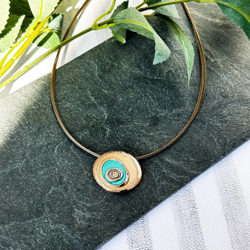 dainty silver necklaces for women -Boho Style Abstract Evil Eye Necklace