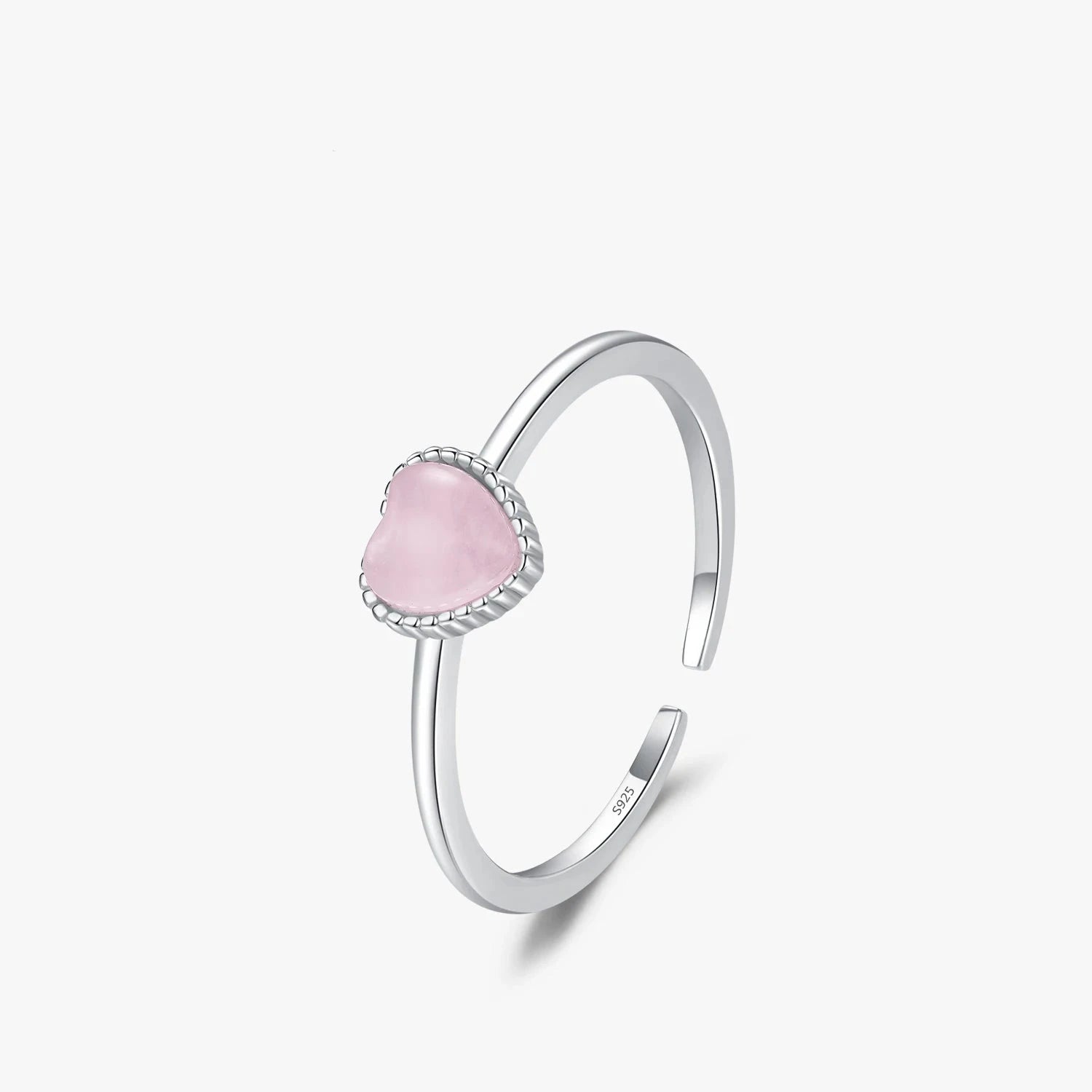 classic diamond rings -Sweetheart Pink Crystal & Opal Adjustable Ring