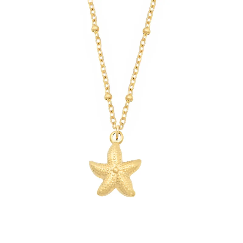 sparkling diamond necklaces for women -Pacific Starfish Necklace