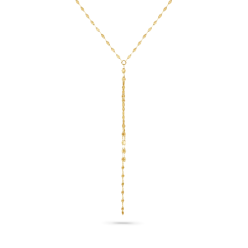 trendy necklaces for women -Demure Chain Lariat