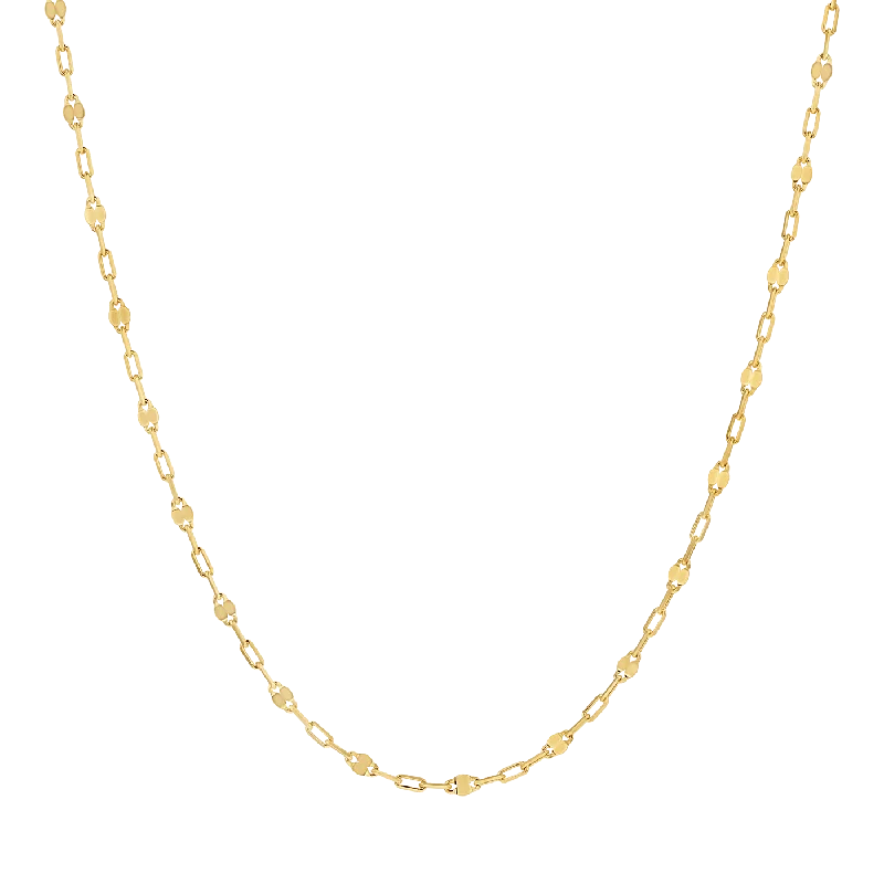 anniversary necklaces for women -Sequin Chain Necklace