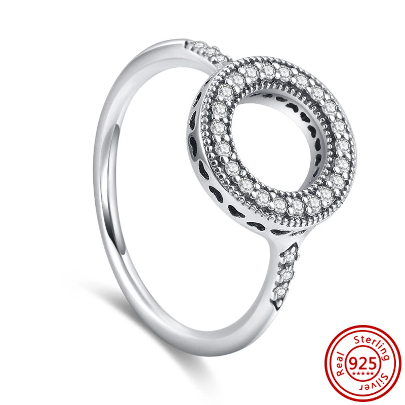 cocktail rings for women -Elegant Sterling Silver No-Tarnish Ring - Waterproof, Hypoallergenic, and Uniquely Designed