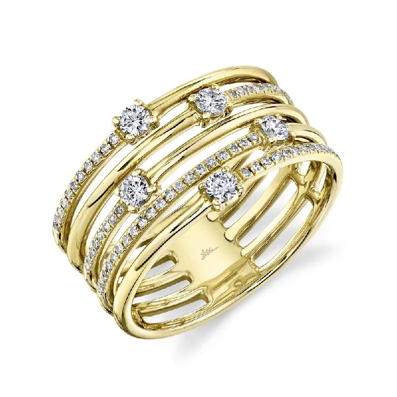 engagement rings for women -14K GOLD DIAMOND HALLIE RING