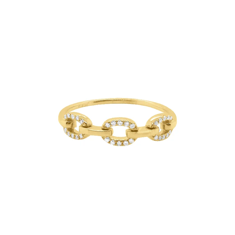 eternity rings for couples -14K GOLD DIAMOND LAYNA RING