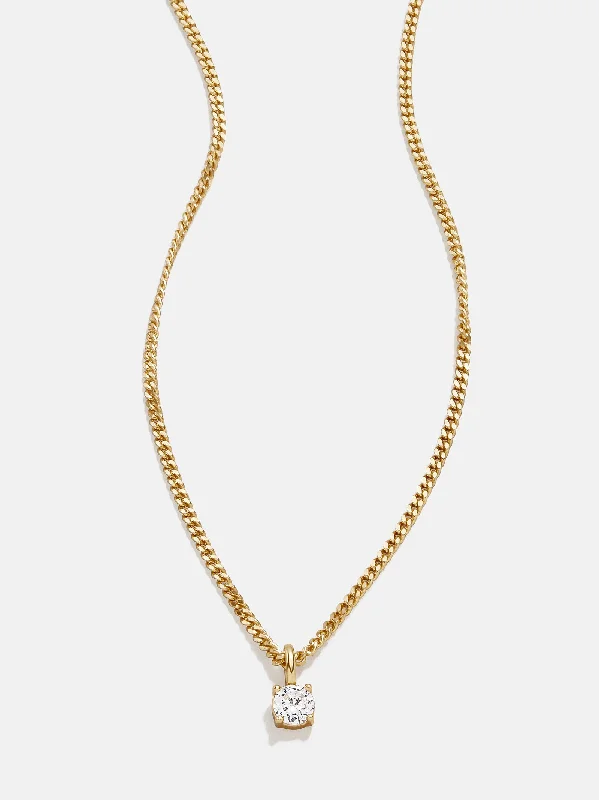 layered gold necklaces for women -Victoria 18K Gold Necklace - Gold