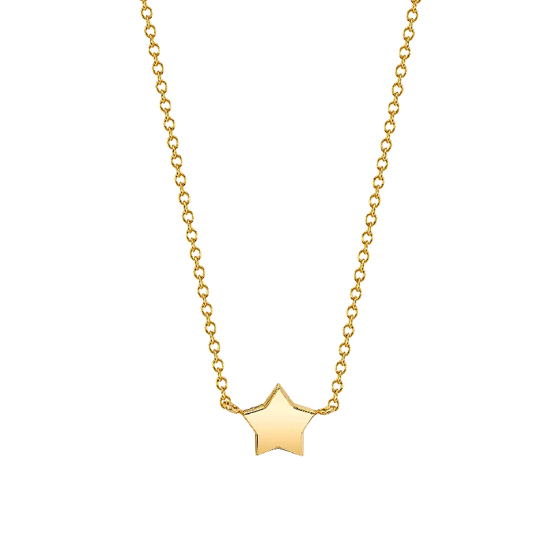 vintage-style necklaces for women -Golden Star Necklace