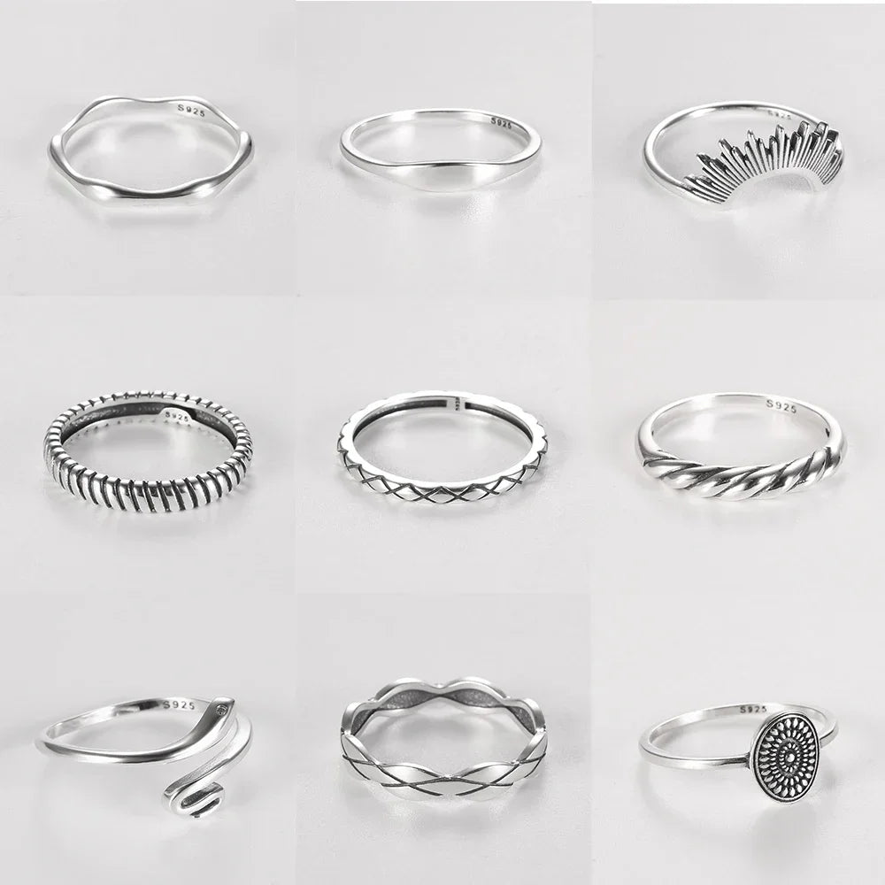 white gold rings for women -Irregular Ring