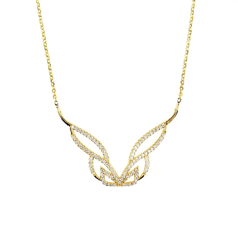 infinity pendant necklaces for women -Yellow Gold Pure Necklace