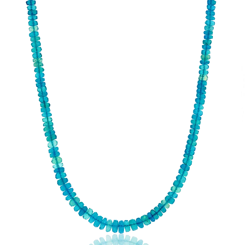 vintage pendant necklaces for women -Paraiba Opal Necklace