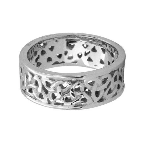 gemstone rings for women -Stainless Steel Celtic Triquetra SZ 6 ring