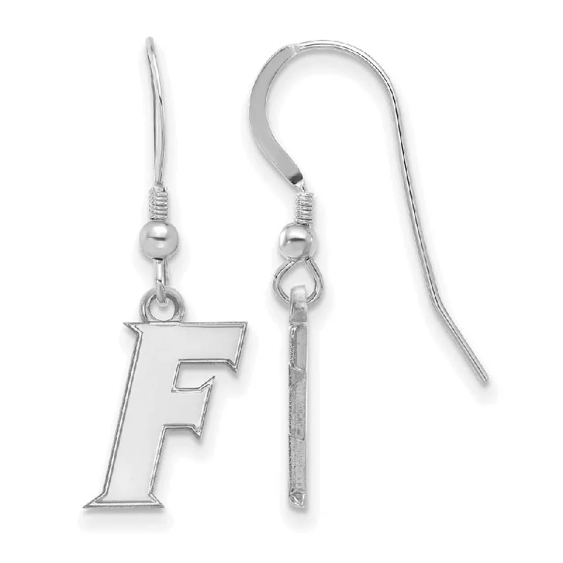 custom hoop earrings for women -Sterling Silver University of Florida Small Dangle Earrings