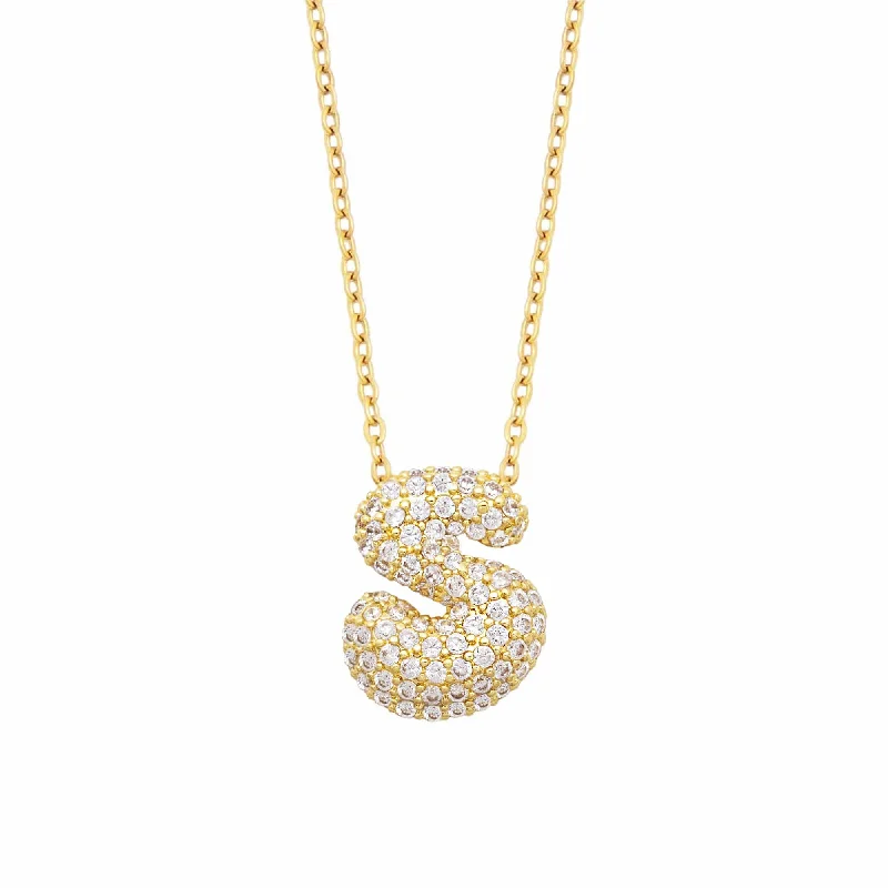 boho necklaces for women -Starry Night Initial Necklace