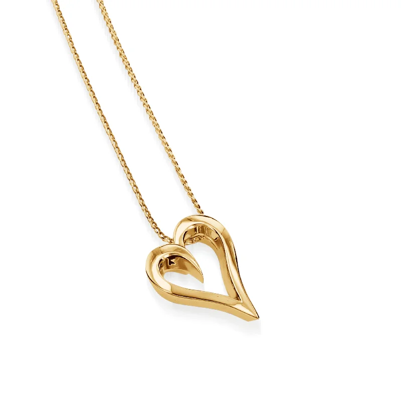 chic necklaces for women -Prelude Heart Pendant Necklace