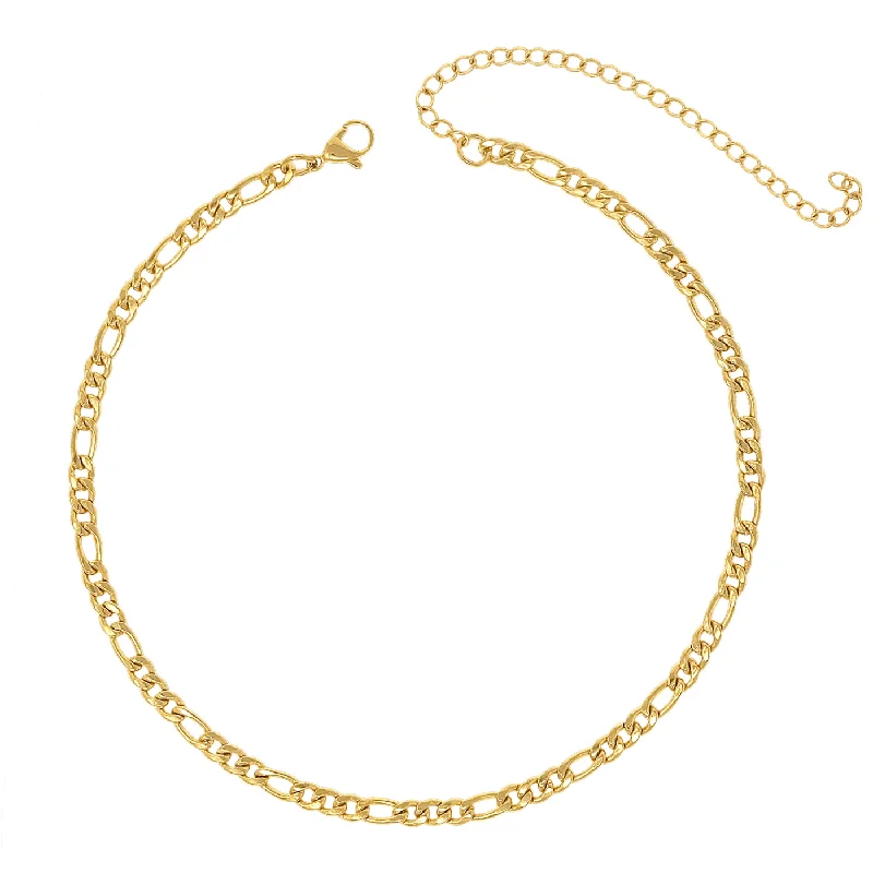 engraved necklaces for women -Ola Figaro Choker