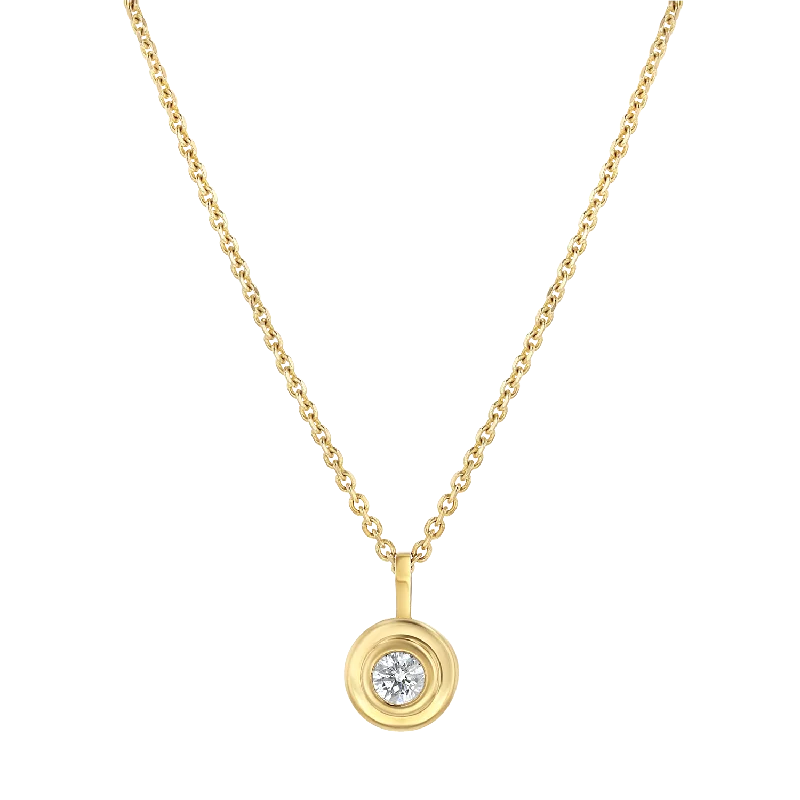 pearl necklaces for women -Trinatier Grand Bezel Pendant Necklace