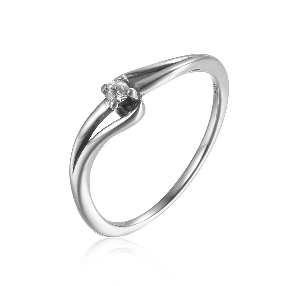 adjustable rings for women -Simple Hollow Ring