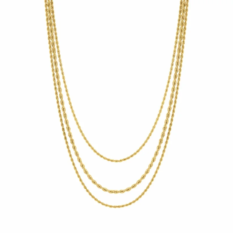 art deco necklaces for women -Align Layered Necklace