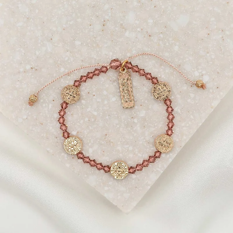 adjustable bracelets for women -Share the Love Crystal Bracelet