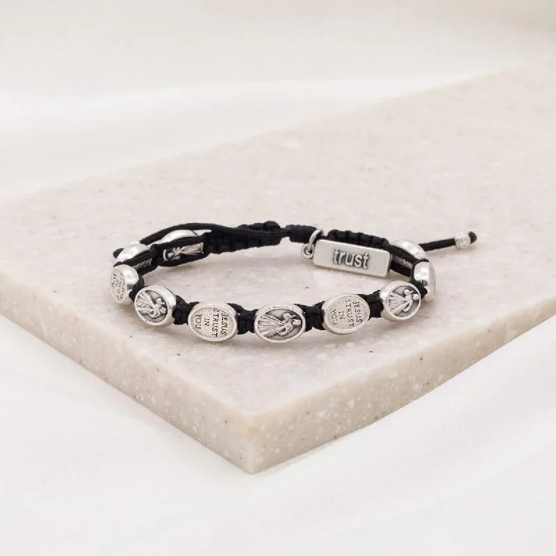 tennis bracelets for women -Trust Divine Mercy Blessing Bracelet