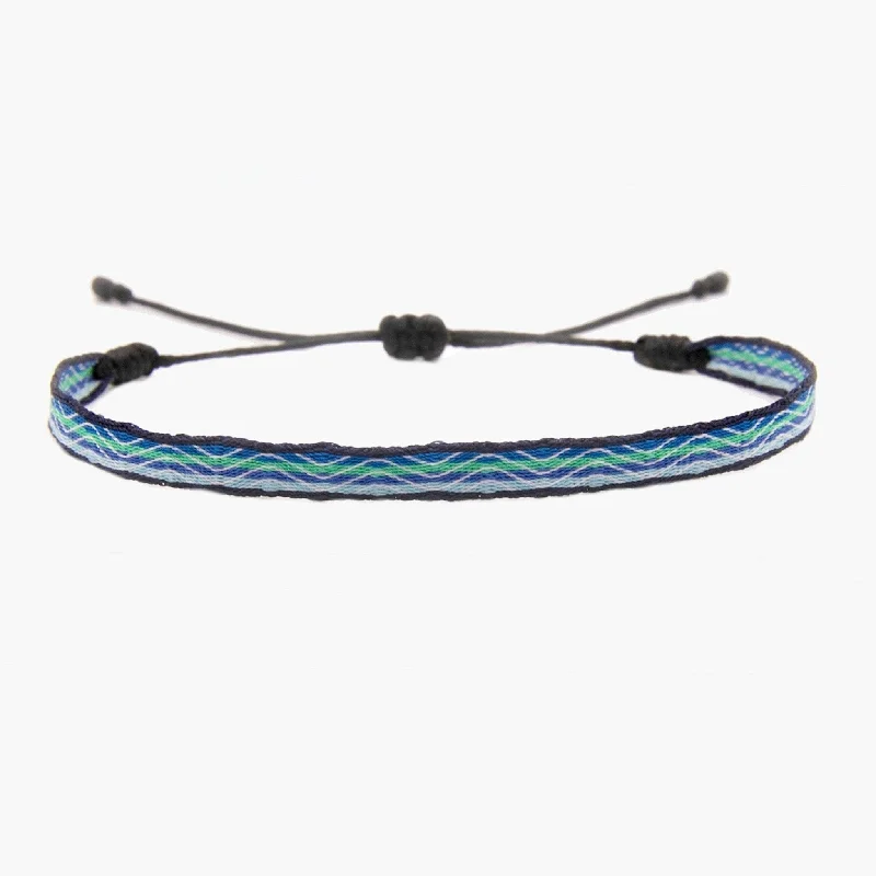 custom engraved bangles -Handmade Purnama Bracelet (Turquoise Coast)