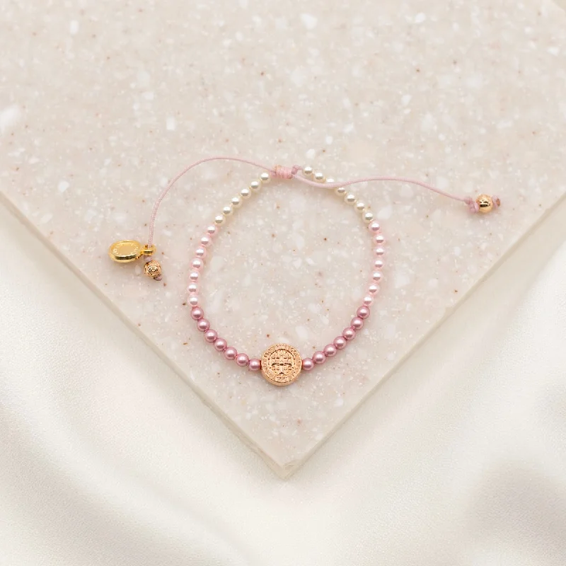 romantic bracelets for women -Love Lights the Way for Kids - St. Amos Crystal Pearl Bracelet