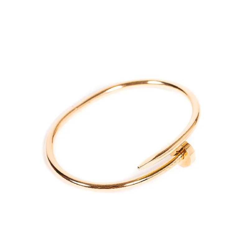 handmade bangles for women -Cartier Yellow Gold Juste Un Clou Bracelet