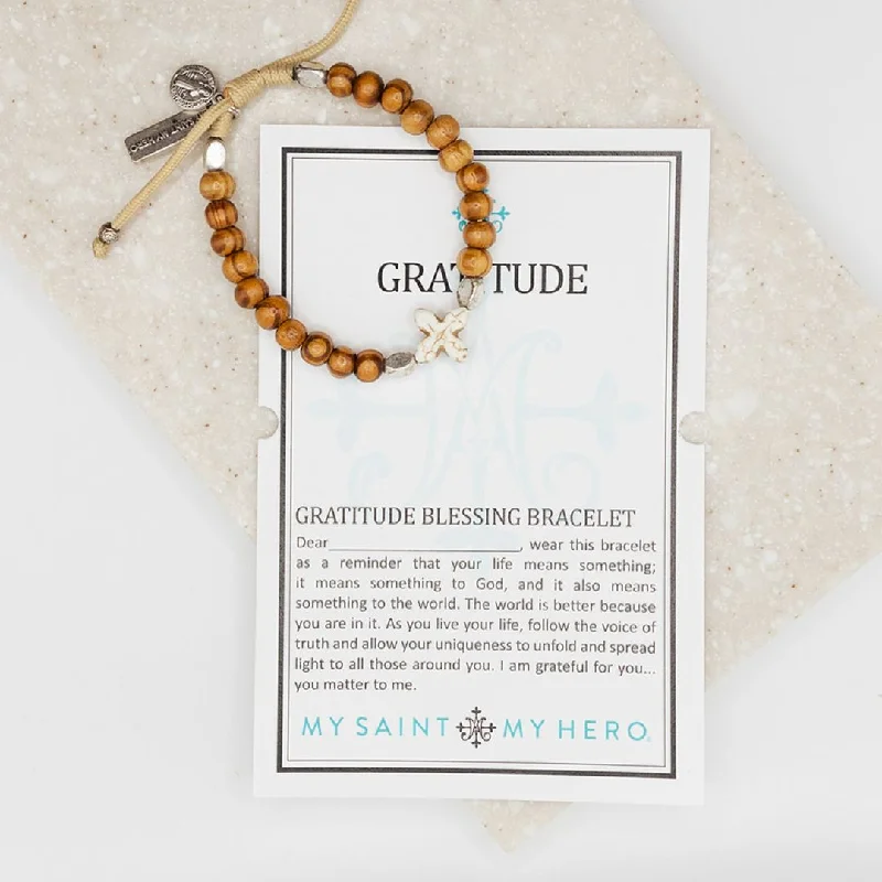 thin bangles for women -Gratitude Bracelet